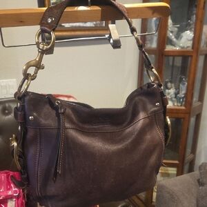 Brown Leather Shoulder Bag